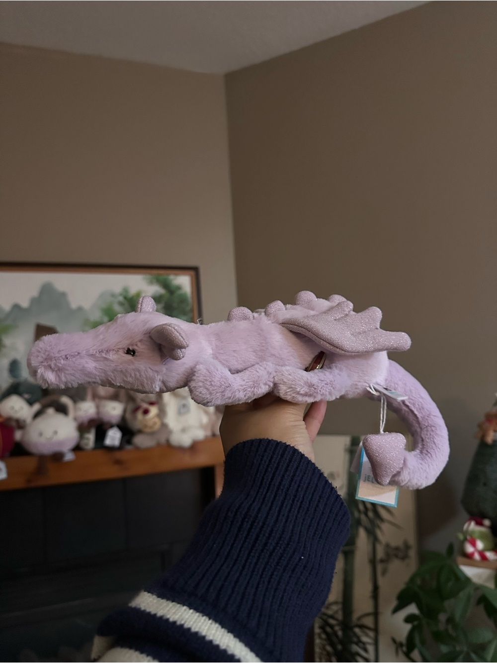 NWT- Jellycat Little Lavender Dragon